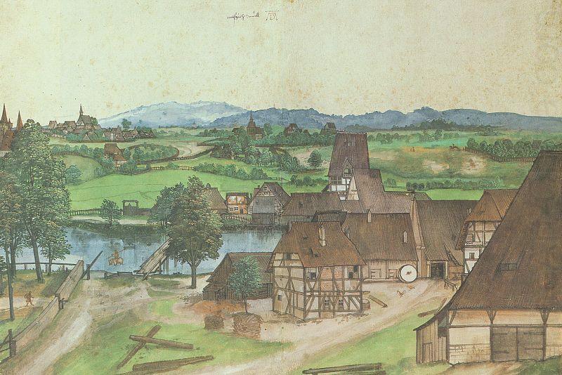 The Wire-drawing Mill, Albrecht Durer